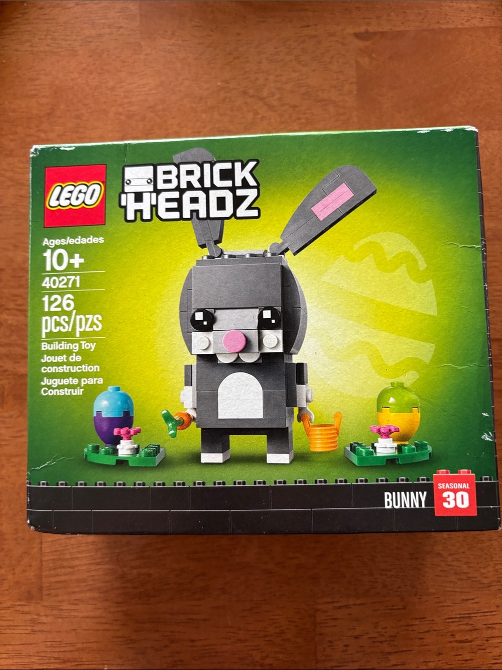 RETIRED Lego BrickHeadz Bunny - Gray with Pink and White Accents